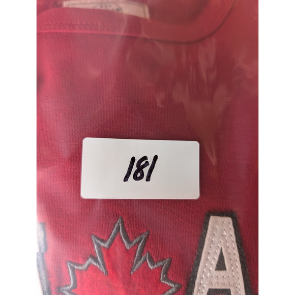 Mens Red Vintage Collection Canada Graphic Patch Spell Out Long Sleeve Tee XL - Picture 11 of 11